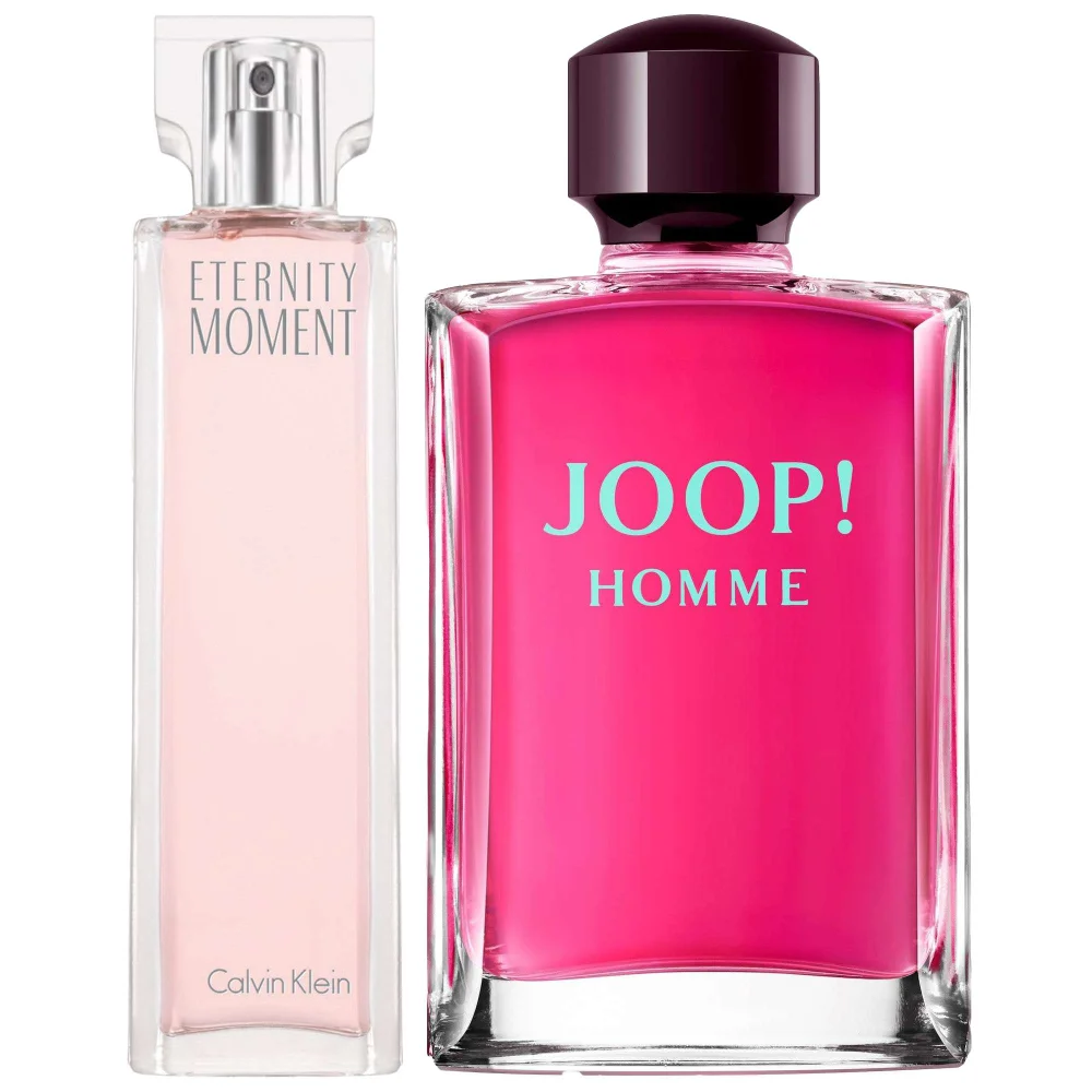 Calvin Klein Duo: Eternity Moment For Women Eau de Parfum 100ml & JOOP! Homme Eau de Toilette Spray 200ml Image 1