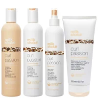 milk_shake Set: Curl Passion Shampoo 300ml, Conditioner 300ml, Leave-In Conditioner 300ml & Perfectionist 200ml