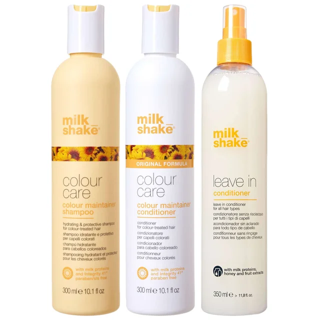 milk_shake Trio: Colour Maintainer Shampoo 300ml, Conditioner 300ml & Leave-In Conditioner 350ml