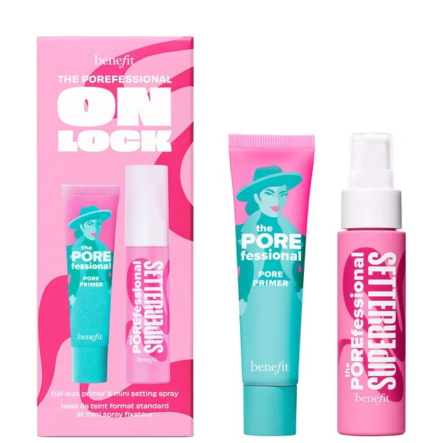 benefit The POREfessional On Lock Full-size Pore Primer & Mini Setting Spray Duo (Worth £48)