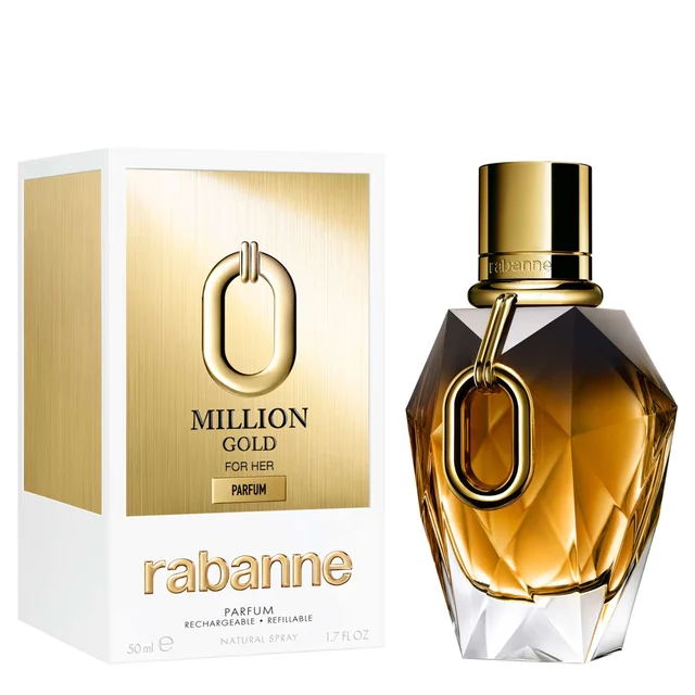 Rabanne Million Gold For Her Parfum Refillable 50ml