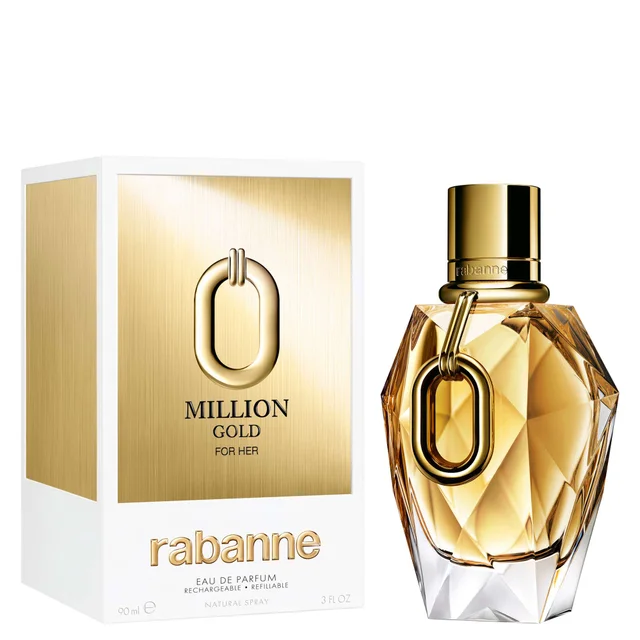 Rabanne Million Gold For Her Eau de Parfum Refillable 90ml