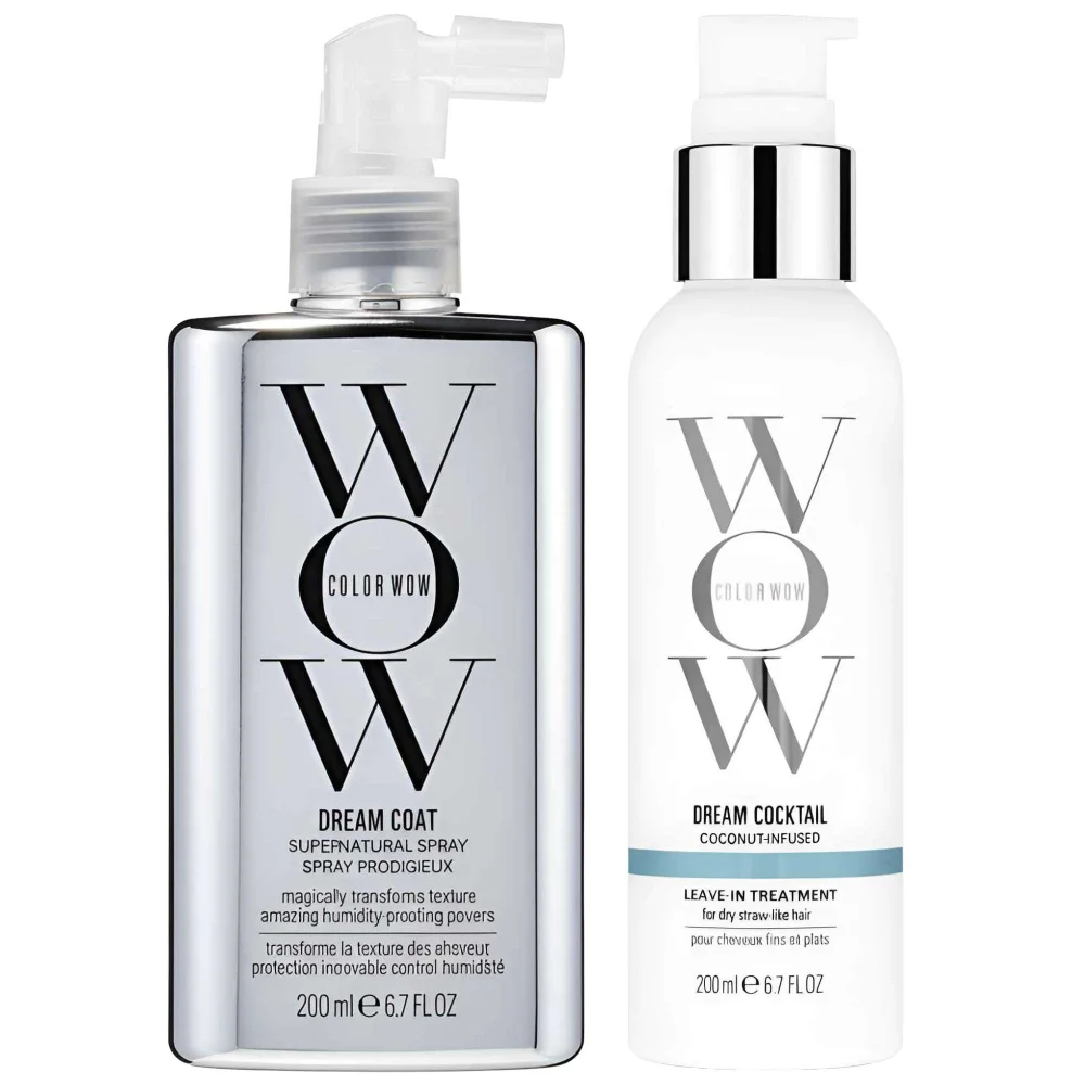 Color Wow Bundles Duo: Dream Coat 200ml & Dream Cocktail Coconut Leave-in Treatment 200ml Image 1