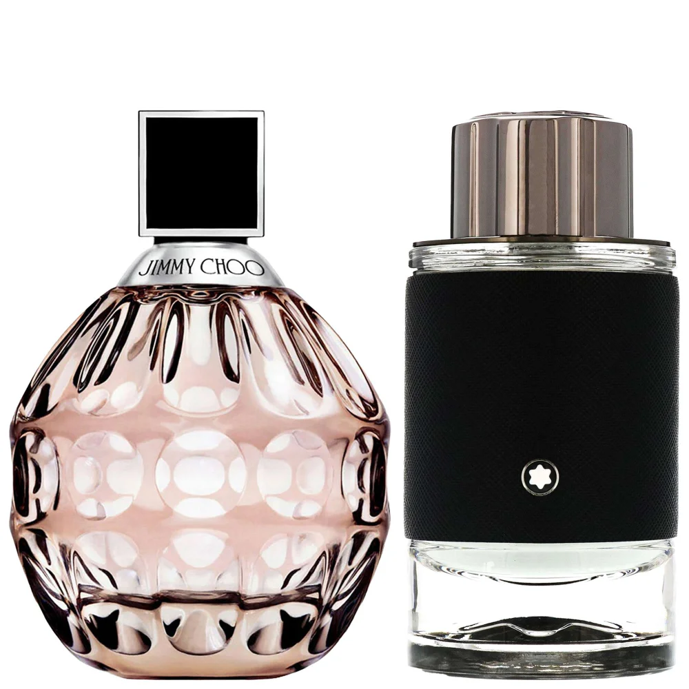 Jimmy Choo Duo: Jimmy Choo Eau de Parfum Spray 100ml & Montblanc Explorer Eau de Parfum Spray 100ml Image 1