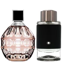 Jimmy Choo Duo: Jimmy Choo Eau de Parfum Spray 100ml & Montblanc Explorer Eau de Parfum Spray 100ml - undefined undefined