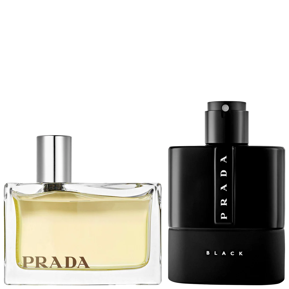 Prada Duo: Amber Eau de Parfum Spray 80ml & Luna Rossa Black Eau de Parfum Spray 100ml Image 1
