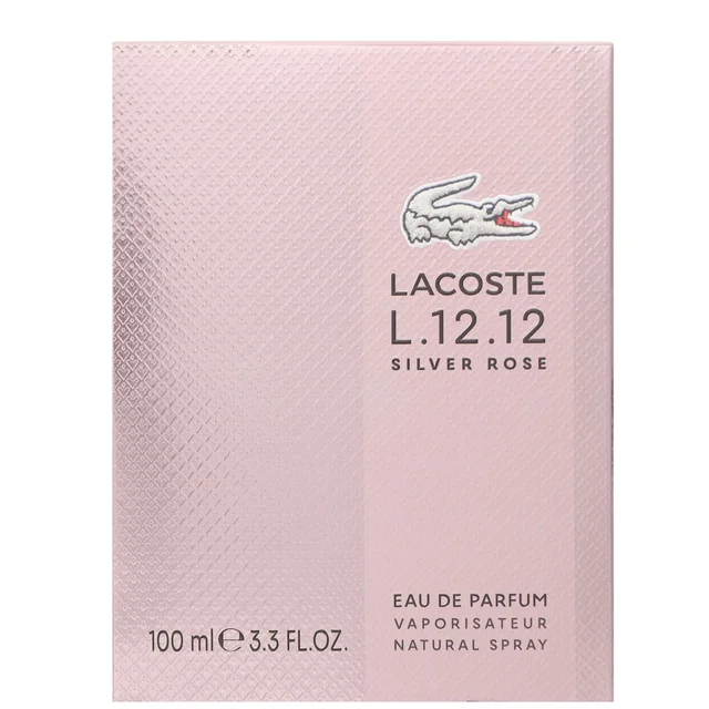 Lacoste L.12.12 Silver Rose Eau de Parfum Spray 100ml