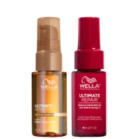Wella Duo: Ultimate Smooth & Ultimate Repair Bundle for Dry, Frizzy or Damaged Hair - undefined undefined