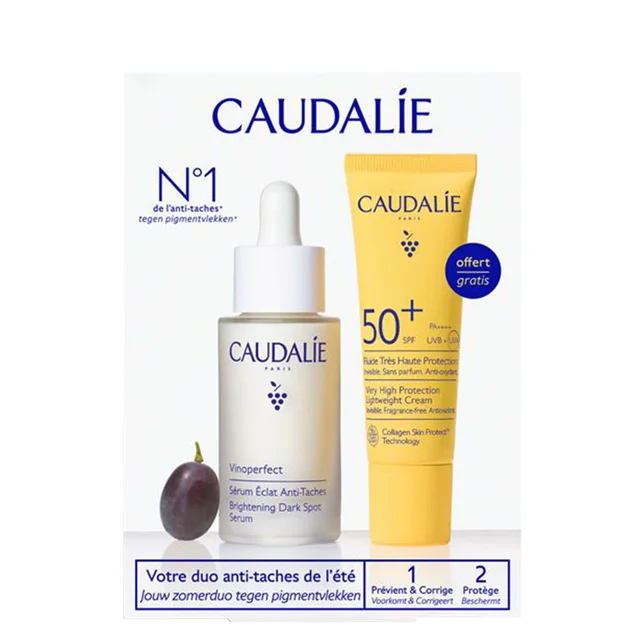 Caudalie Vinoperfect Serum & Suncare Set (Worth £52)