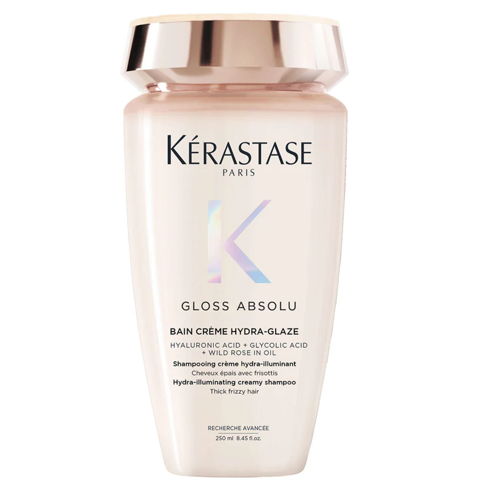 Kérastase Gloss Absolu Bain Crème Hydra-Glaze Shampoo For Thick Frizzy Hair 250ml Image 1