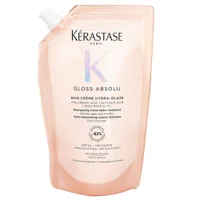 Kérastase Gloss Absolu Bain Crème Hydra-Glaze Shampoo For Thick Frizzy Hair 500ml Refill