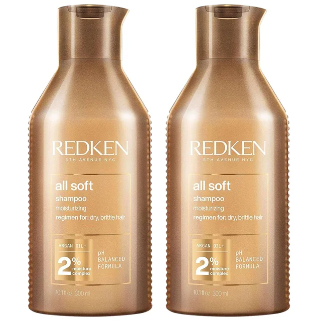 Redken Duo: All Soft Shampoo Duo (2 x 300ml)