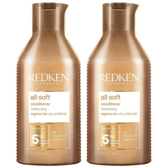 Redken All Soft Duo: All Soft Conditioner Duo (2 x 300ml)