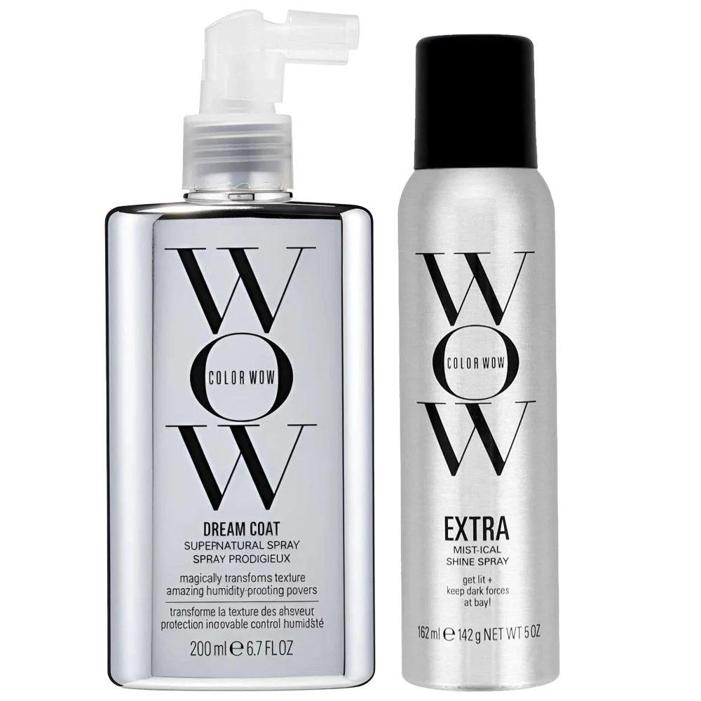 Color Wow Duo: Dream Coat Supernatural Spray 200ml & Extra Mist-ical Shine Spray 150ml Image 1
