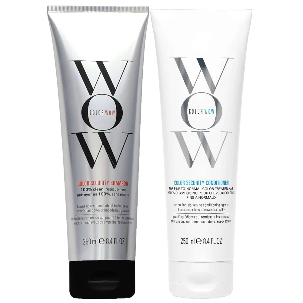 Color Wow Duo: Color Security Shampoo 250ml & Color Security Conditioner for Fine to Normal Hair 250ml Image 1