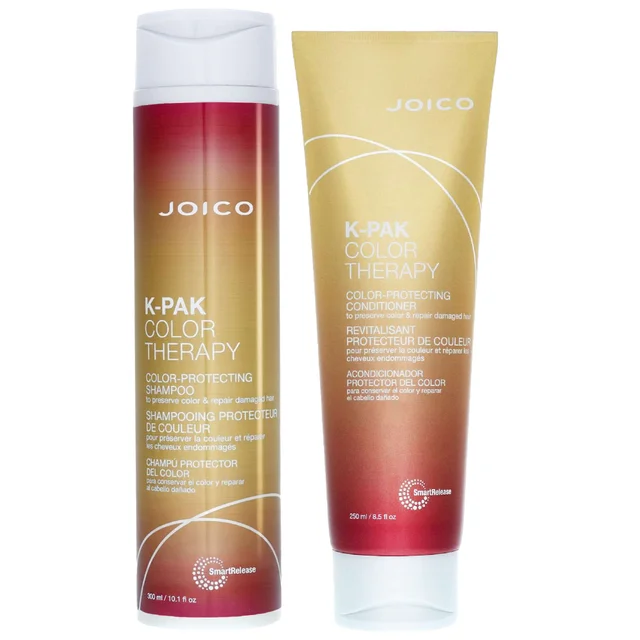 Joico Duo: K-Pak Color Therapy Color-Protecting Shampoo 300ml & Conditioner 250ml