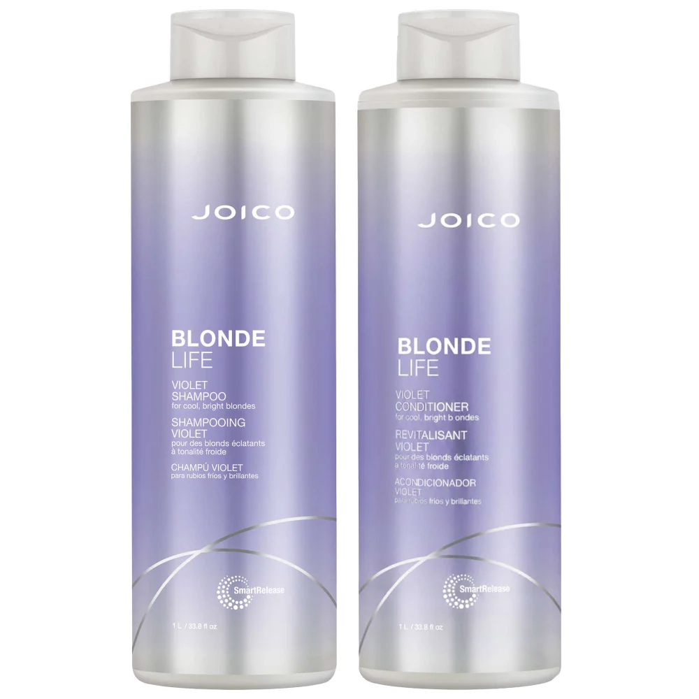 Joico Bundles Duo: Blonde Life Violet Shampoo 1000ml & Conditioner 1000ml Image 1