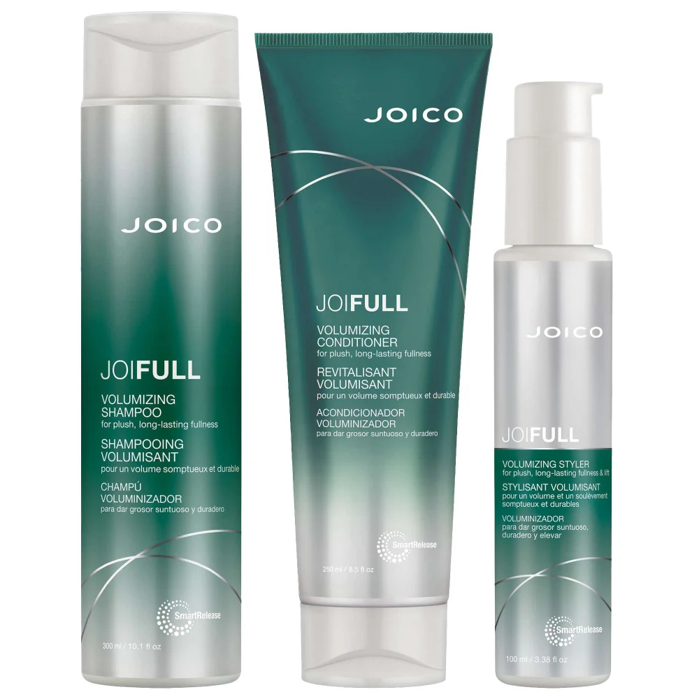 Joico Bundles Trio: Joifull Volumizing Conditioner 250ml, Volumizing Shampoo 300ml & Styler 100ml Image 1