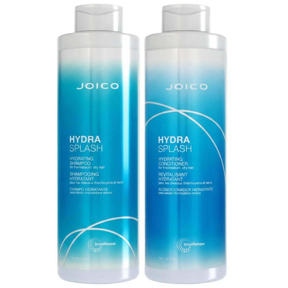 Joico Bundles Duo: Hydrasplash Hydrating Shampoo 1000ml & Conditioner 1000ml Image 1