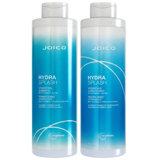 Joico Bundles Duo: Hydrasplash Hydrating Shampoo 1000ml & Conditioner 1000ml