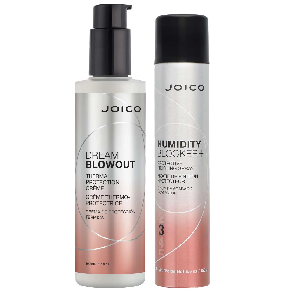 Joico Bundles Duo: Dream Blowout Creme 200ml and Humidity Blocker Finishing Spray 180ml Image 1