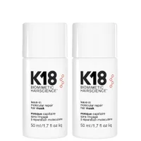 K18 Bundles Biomimetic Hairscience Leave-In Molecular Repair Hair Mask 50ml x2