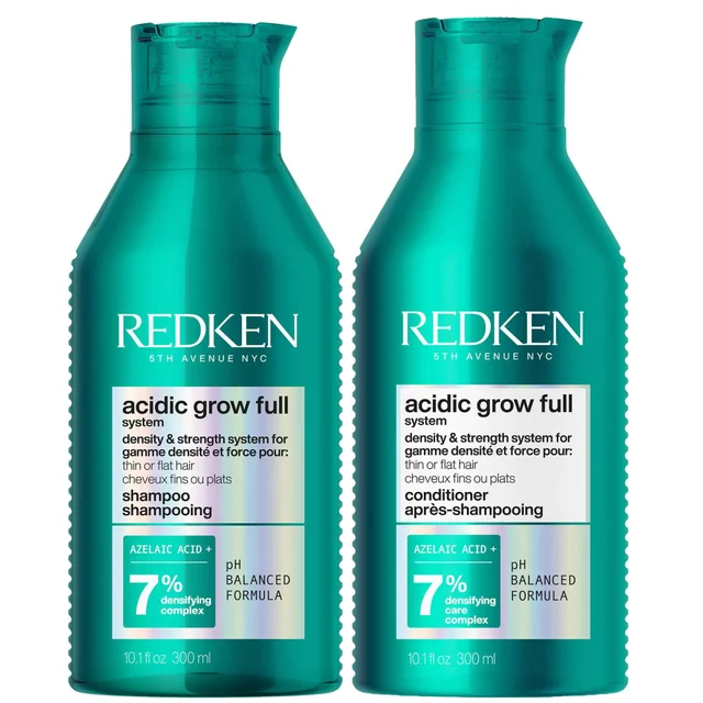 Redken Bundles Duo: Acidic Grow Full System Densifying Shampoo 300ml and Conditioner 300ml