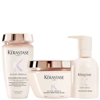 Kérastase Bundles Trio: Gloss Absolu Shampoo 250ml, Mascque 200ml & Cream 240ml