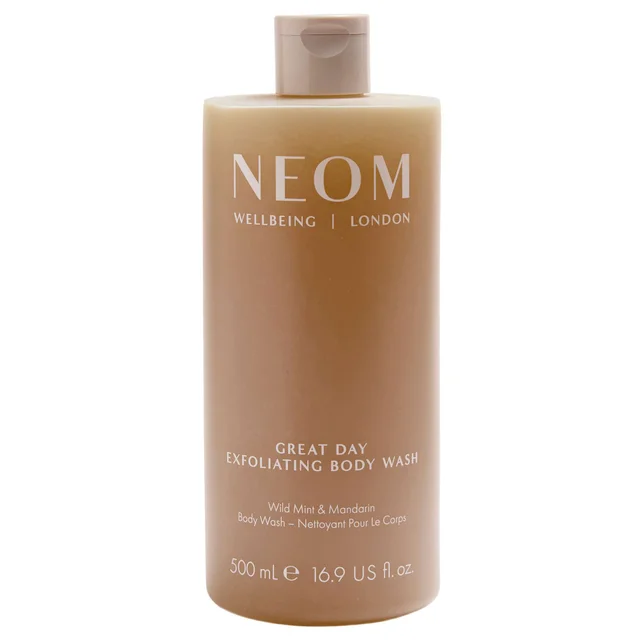 Neom Wellbeing London Great Day Exfoliating Body Wash 500ml