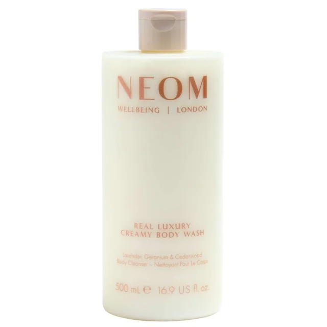 Neom Wellbeing London Real Luxury Creamy Body Wash 500ml