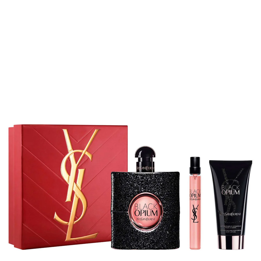 Yves Saint Laurent Black Opium Eau de Parfum Spray 90ml Gift Set Image 1
