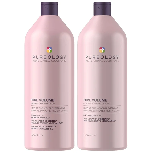 Pureology Pure Volume Shampoo 1000ml and Conditioner 1000ml