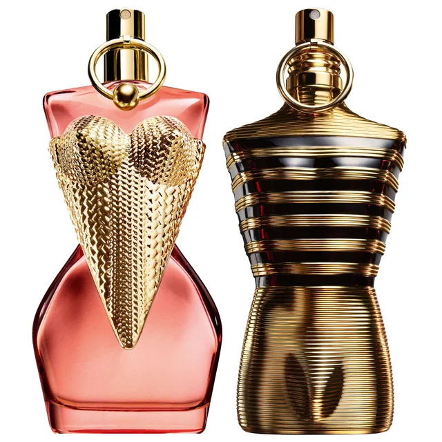 Jean Paul Gaultier His & Her Duo Gaultier Divine Couture Eau de Parfum & Le Male Elixir Parfum
