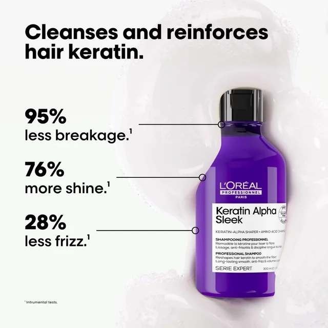 L'Oréal Professionnel Keratin Alpha Sleek Anti Frizz & Smoothing Shampoo 300ml