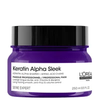 L'Oréal Professionnel Keratin Alpha Sleek Anti Frizz & Smoothing Hair Mask 250ml - undefined undefined