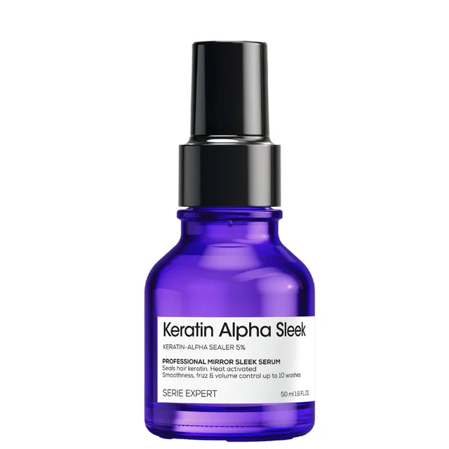 L'Oréal Professionnel Keratin Alpha Sleek Anti Frizz, Smoothing & Glass Shine Serum 50ml