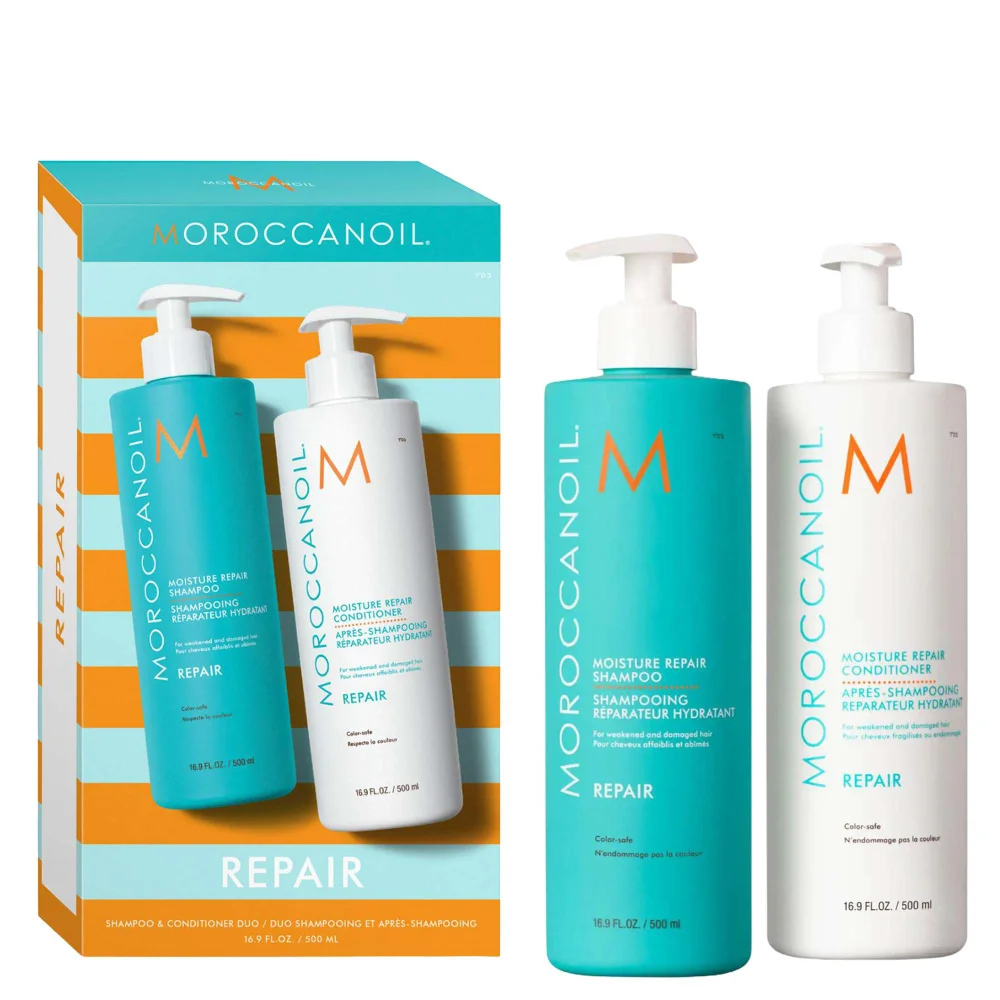 Moroccanoil Moisture Repair 500ml Duo (Worth £82) Image 1