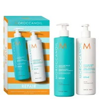 Moroccanoil Moisture Repair 500ml Duo (Worth £82)