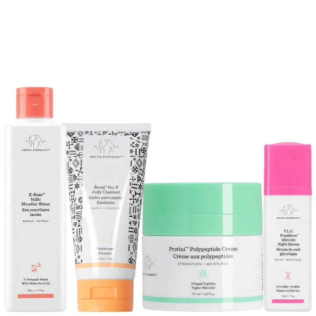 Drunk Elephant Treatment & Cleansing Bundle