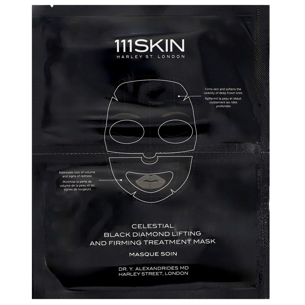 111SKIN Intensive Celestial Black Diamond Lifting & firming Treatment Mask 5 x 31ml Image 1