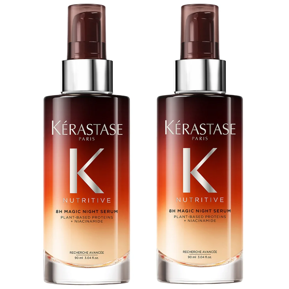 Kérastase Nutritive 8H Magic Night Serum With Niacinamide For Dry Hair 90ml Duo Image 1