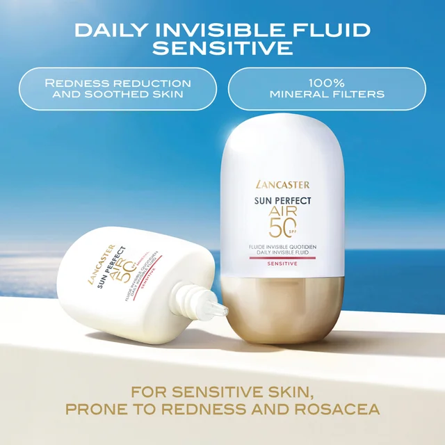 Lancaster Sun Perfect AIR Daily Invisible Fluid SPF50 Sensitive Mineral 40ml