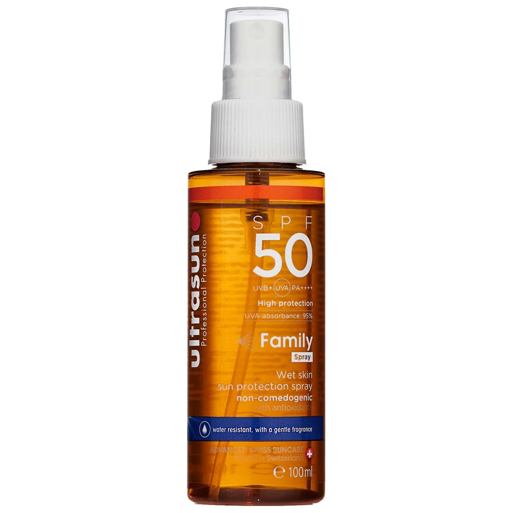 Ultrasun Family Wet Skin Spray SPF50 100ml Image 1