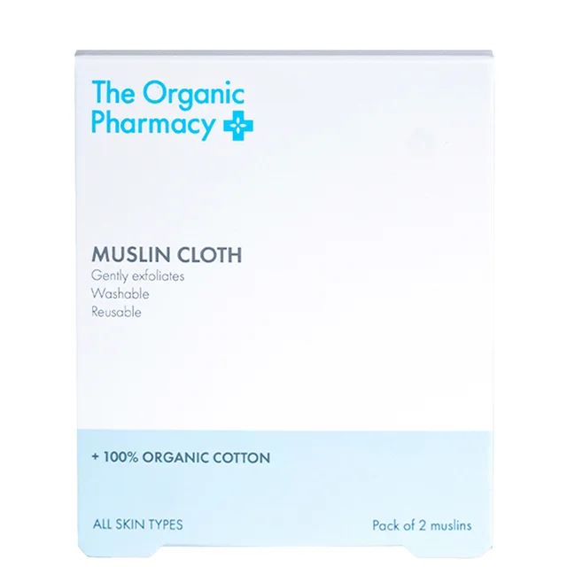 The Organic Pharmacy Cleansers Muslin Cloth x 2