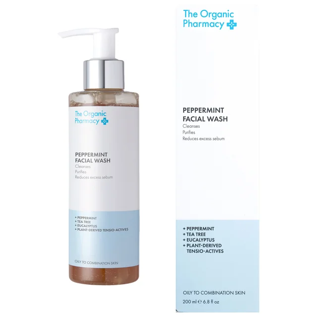The Organic Pharmacy Face Peppermint Facial Wash 200ml