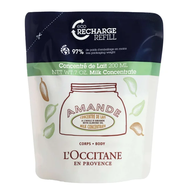 L'OCCITANE Almond Almond Milk Concentrate Eco Refill 200ml