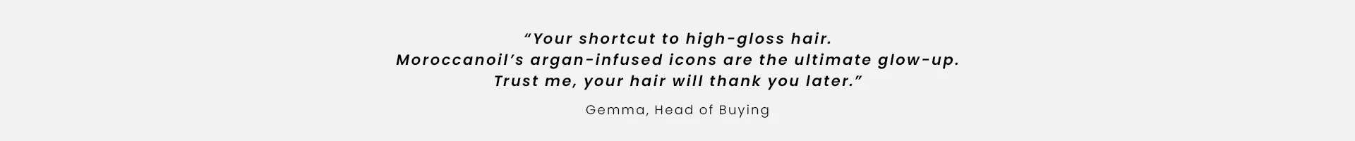 Quote from Buyers on Moroccanoil Products