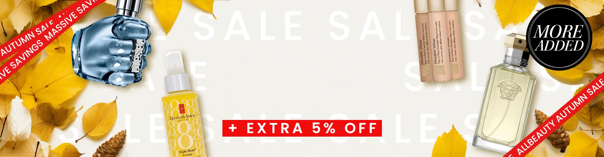 Week 38 autumn sale more added + 5% hero banner