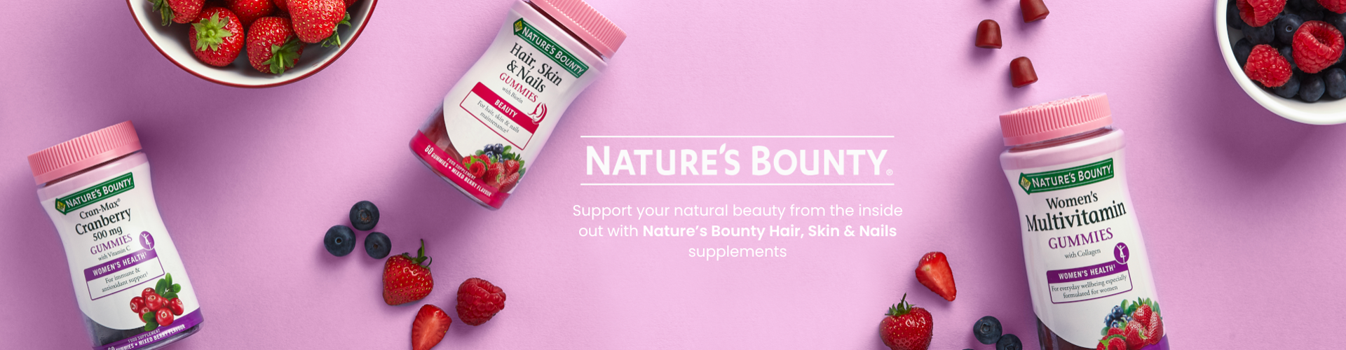 Nature's Bounty Brand Room Hero Banner