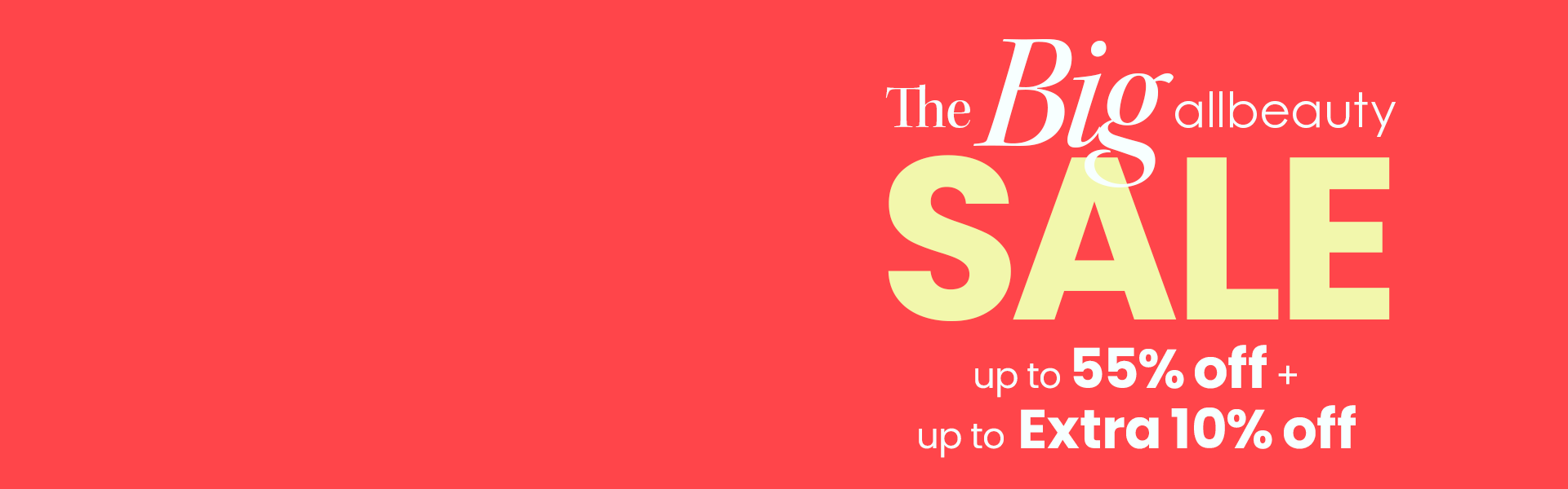 Up To Extra 10% off The BIG allbeauty Sale Event - HP